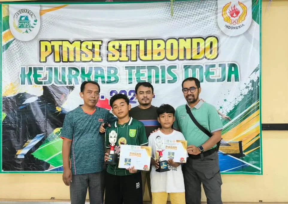 JUARA 2 DAN 3 KEJURKAB TENIS MEJA 2026